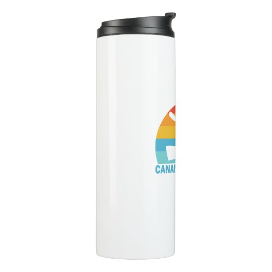 Canandaigua Lake New York Kayak Thermosbeker (Gedraaid links)