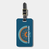 Canandaigua Lake New York Rainbow Bagagelabel (Voorkant verticaal)