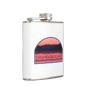 Canandaigua Lake New York Red Sunrise Heupfles (Rechts)