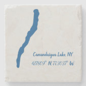 Canandaigua Lake, NY Marble Onderzetter (Voorkant)