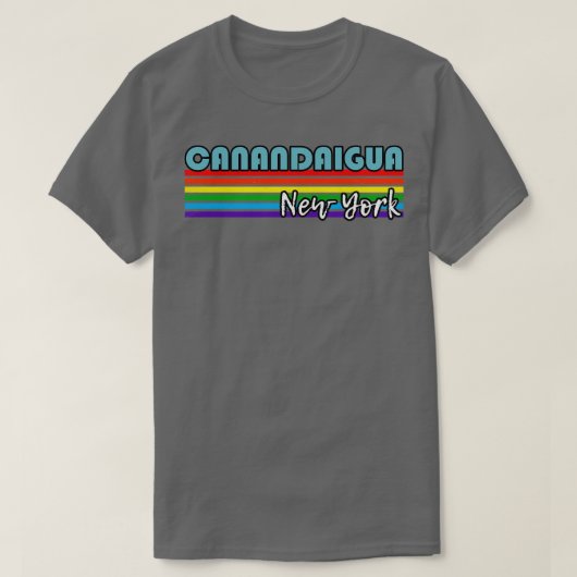 Canandaigua New York Pride Canandaigua LGBT Gift T-shirt (Design voorkant)