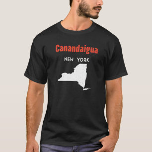 Canandaigua New York Verenigde Staten Amerika Reiz T-shirt