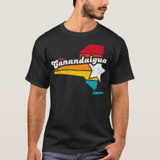 Canandaigua New York Vintage Verdrietig Souvenir 1 T-shirt