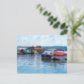Canandaigua Vist Shacks Briefkaart (Staand voorkant)