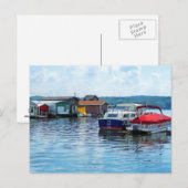 Canandaigua Vist Shacks Briefkaart (Voorkant / Achterkant)
