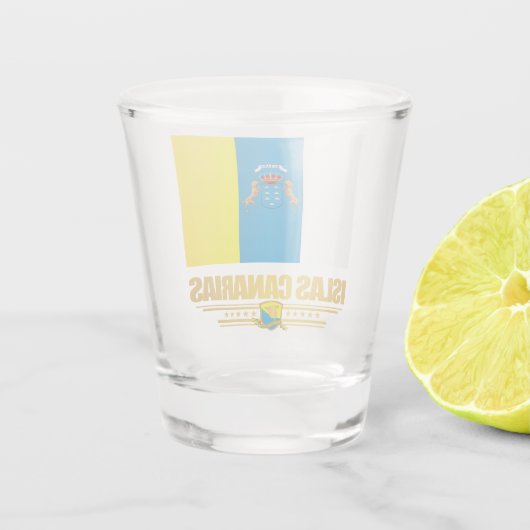 Canarias (Canarische Eilanden) Shot Glas (Achterkant)