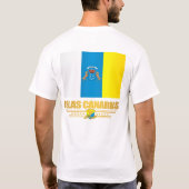Canarias (Canarische Eilanden) T-shirt (Achterkant)