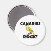 Canaries Rock Magneet (Voorkant / Achterkant)