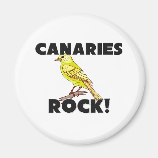 Canaries Rock Magneet (Voorkant)