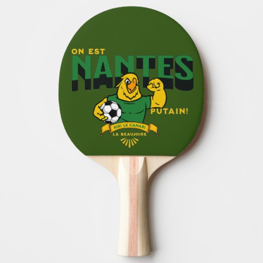 canaris nantes tafeltennisbatje (Voorkant)