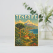  Canarisch landschap Tenerife Briefkaart (Staand voorkant)