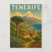  Canarisch landschap Tenerife Briefkaart (Voorkant)
