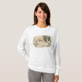 Canarische boomtak t-shirt (Voorkant volledig)