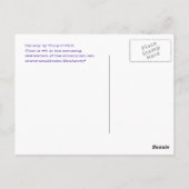 Canarische door Tony O'Neill Briefkaart (Achterkant)