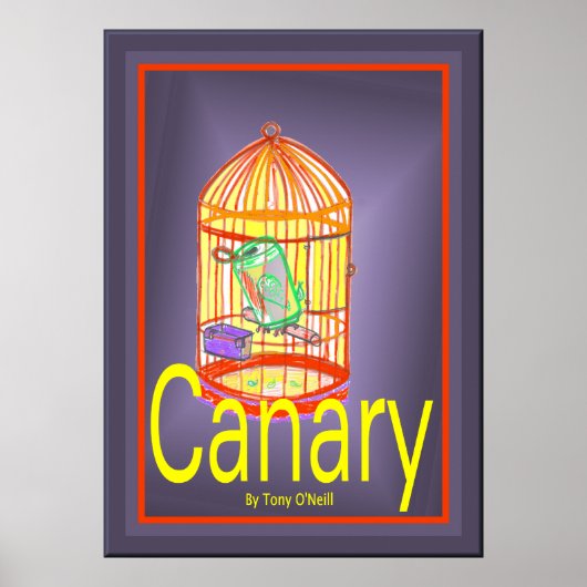 Canarische door Tony O'Neill Poster (Voorkant)