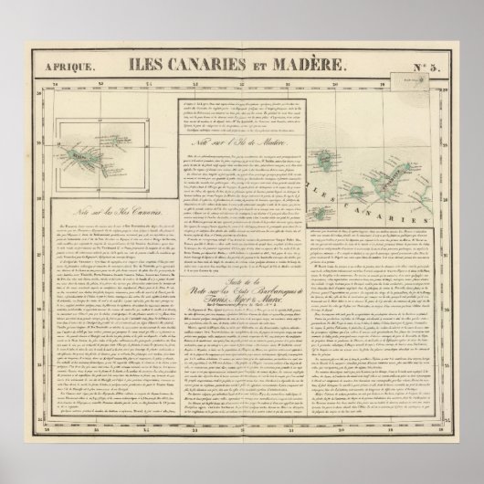 Canarische Eilanden 5 Poster (Voorkant)