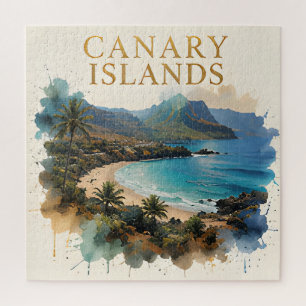 Canarische Eilanden Art Deco Kustontsnapping Legpuzzel