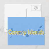Canarische Eilanden Briefkaart (Voorkant / Achterkant)