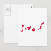 Canarische Eilanden Briefkaart (Voorkant / Achterkant)