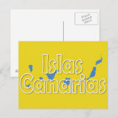 Canarische Eilanden Briefkaart (Voorkant / Achterkant)