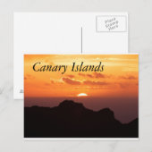 Canarische Eilanden Briefkaart (Voorkant / Achterkant)