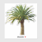 Canarische Eilanden Datum Palm Tree Sticker (Vel)