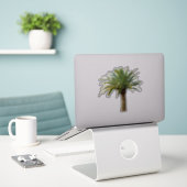 Canarische Eilanden Datum Palm Tree Sticker (Laptop op bureau)