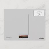 Canarische Eilanden, de zonsondergang van de Kust Briefkaart (Achterkant)