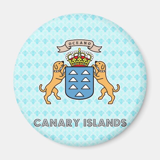 Canarische Eilanden Hoge Kwaliteit Wapens Magneet (Voorkant)