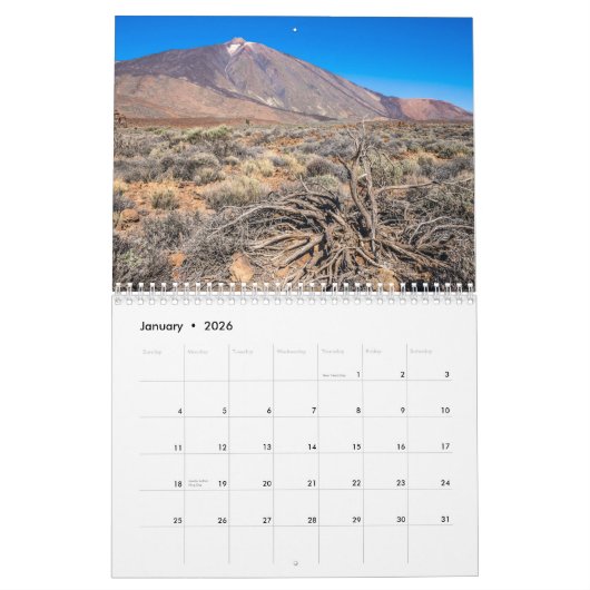 Canarische Eilanden kalender 2026 (Jan 2026)