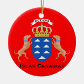 Canarische Eilanden kerstversiering Keramisch Ornament (Voorkant)