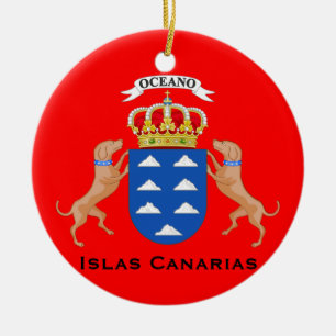 Canarische Eilanden kerstversiering Keramisch Ornament
