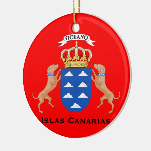 Canarische Eilanden kerstversiering Keramisch Ornament (Links)