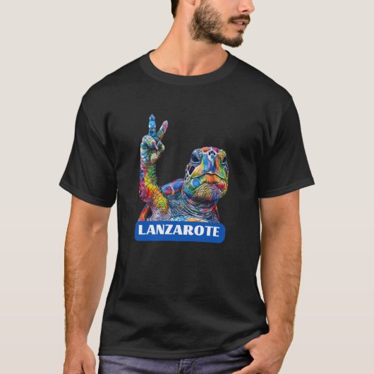 Canarische Eilanden Lanzarote T-shirt (Voorkant)