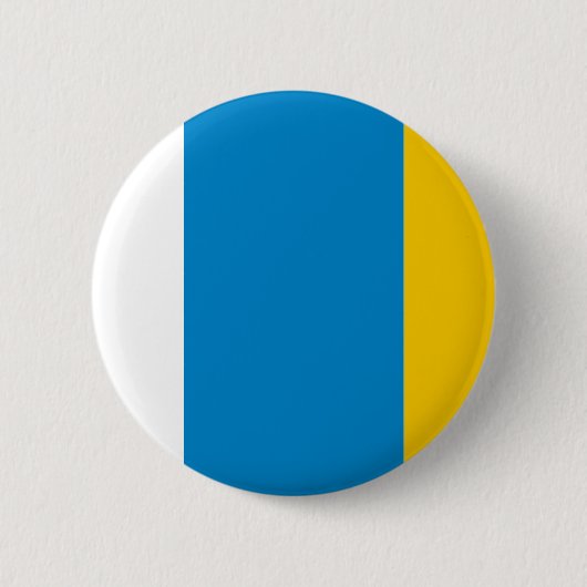 Canarische Eilanden, Oekraïne Ronde Button 5,7 Cm (Voorkant)
