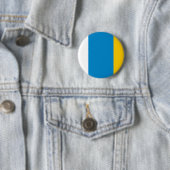 Canarische Eilanden, Oekraïne Ronde Button 5,7 Cm (In situ)