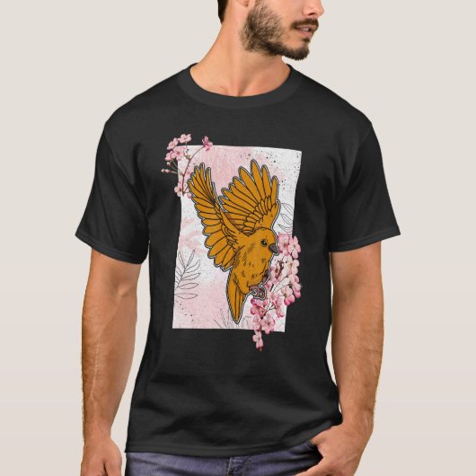 Canarische eilanden Ornitholog T-shirt (Voorkant)
