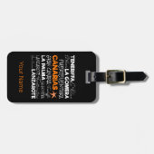 Canarische Eilanden Retro Starfish  Souvenir Bagagelabel (Voorkant horizontaal)