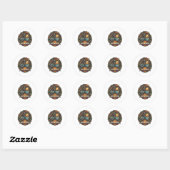 CANARISCHE EILANDEN RONDE STICKER (Vel)