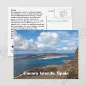 Canarische Eilanden, Spanje Briefkaart (Voorkant / Achterkant)