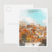 Canarische Eilanden Spanje Mooi olieverflandschap Briefkaart (Voorkant / Achterkant)