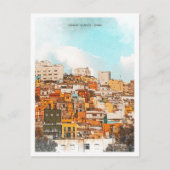 Canarische Eilanden Spanje Mooi olieverflandschap Briefkaart (Voorkant)