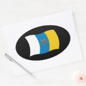 Canarische Eilanden Vlag Sticker (Envelop)