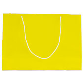 Canarische Gele Grote Gift Bag - Glossy Large Cadeautasje (Achterkant)