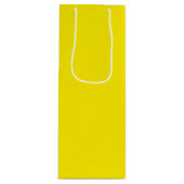 Canarische Gele Wijn Gift Bag Wijn Cadeautas (Voorkant)