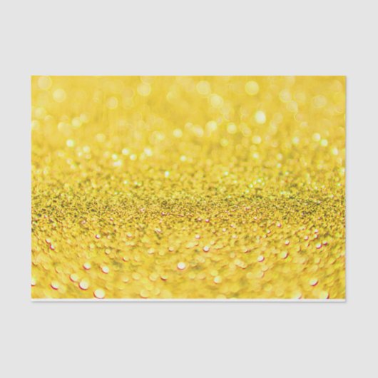 Canarische Glitter Design-papier Tissuepapier (Voorkant)