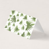 Canarische Kaart met bladeren (Voorkant)