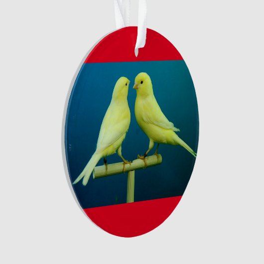 Canarische kerstboom ornament (voorkant)