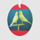 Canarische kerstboom ornament (voorkant)