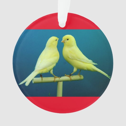 Canarische kerstboom ornament (voorkant)